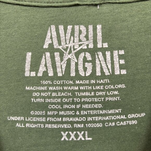 Avril Lavigne Self Titled Punk Rock Graphic T-Shirt Size XXXL - Picture 4 of 4